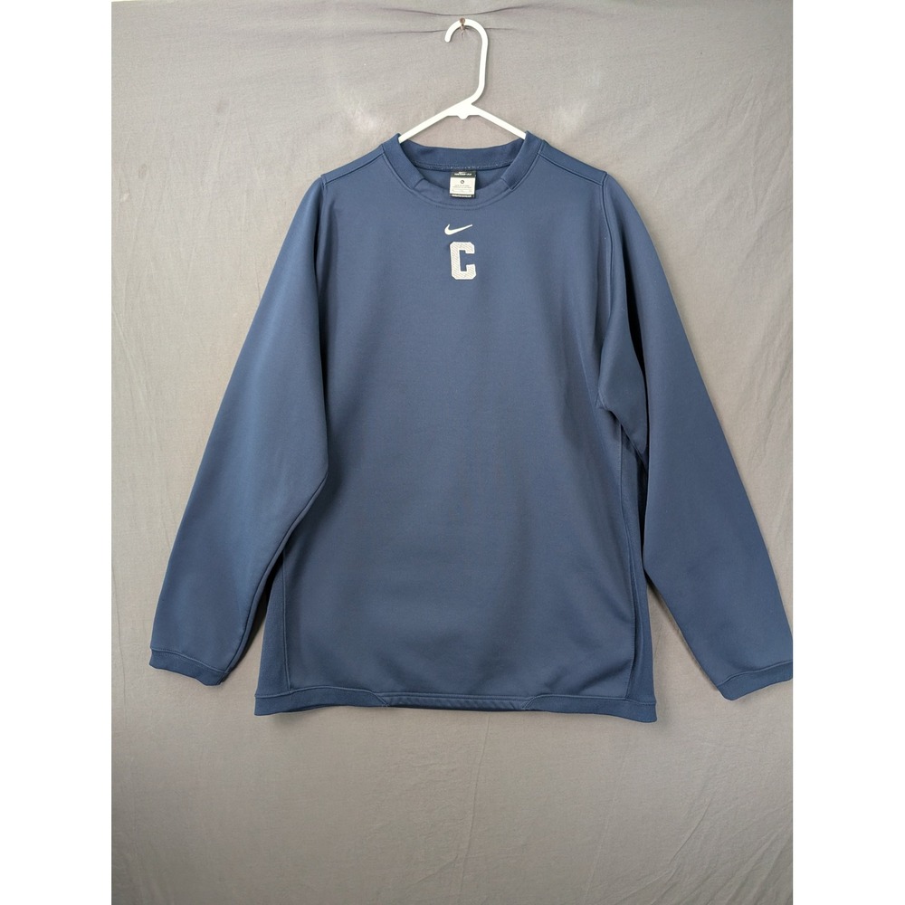 Nike Mens Navy Blue Center Swoosh Chicago Bears‎ Pullover Sweatshirt XL
